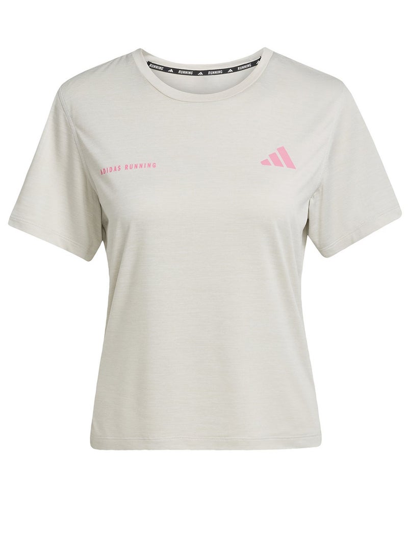 Adidas Own The Run Melange T-Shirt - Image 5