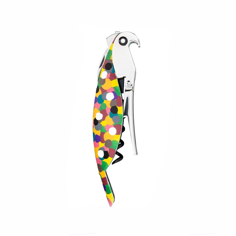 ALESSI Alessi AAM32 1 Parrot  Sommelier Design Corkscrew Cast Aluminum and PC Molticolor 