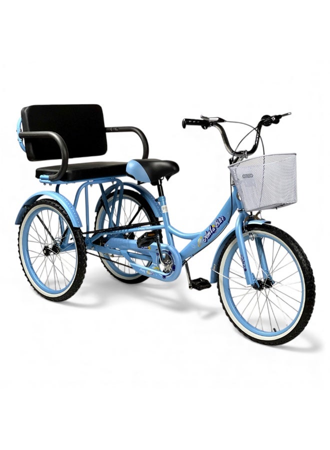 heavy duty 3 wheel bicycle Adult Three Wheeled Tricycle Bike 24" Zincera and a 20AH battery Adult Tricycle 550LBS, 24" 7-Speed