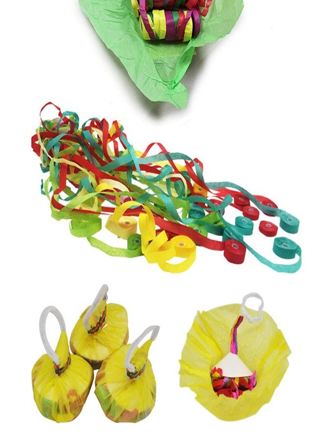 كويبي 10 قطع من شرائط الرمي اليدوي متعددة الألوان، شرائط رمي يدوية ملونة، حفلات أعياد الميلاد، حفلات الزفاف، الكريسماس، رأس السنة الجديدة، حفلات التخرج - Image 4