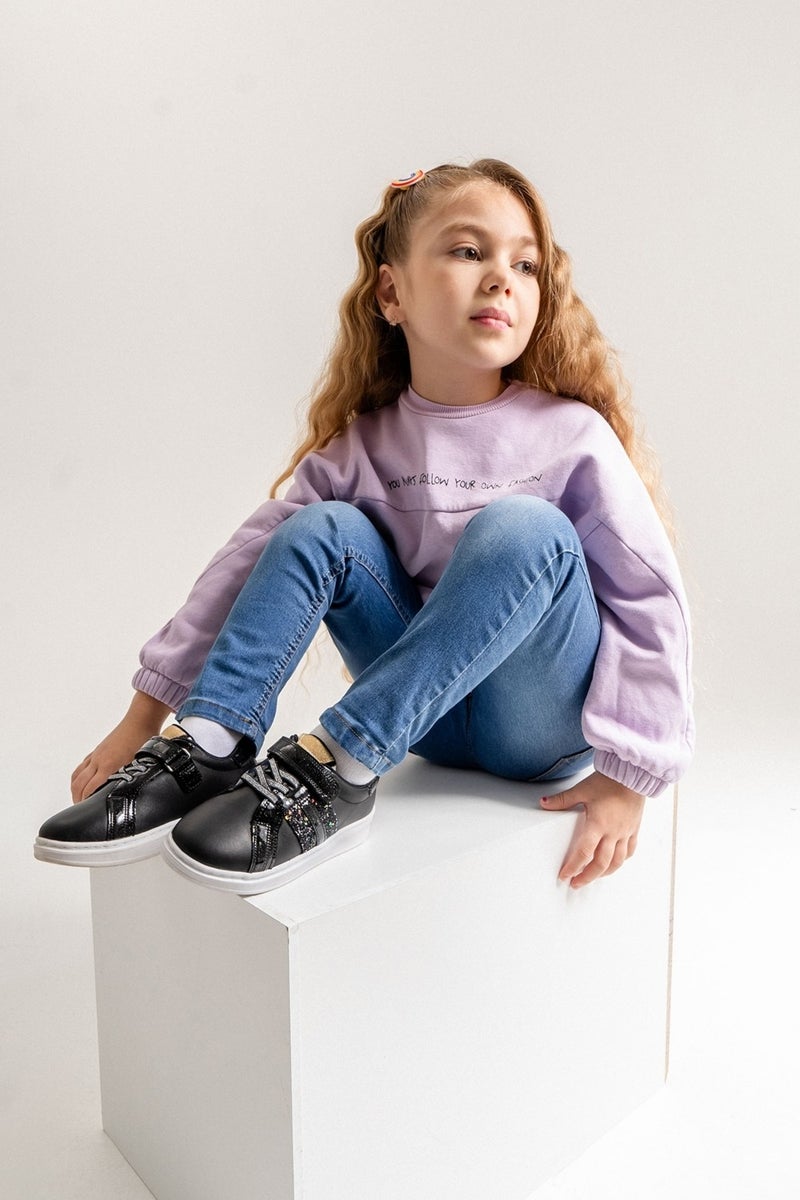 Mnpc Girl Black Genuine Leather Anatomical Casual Shoes  - Image 3