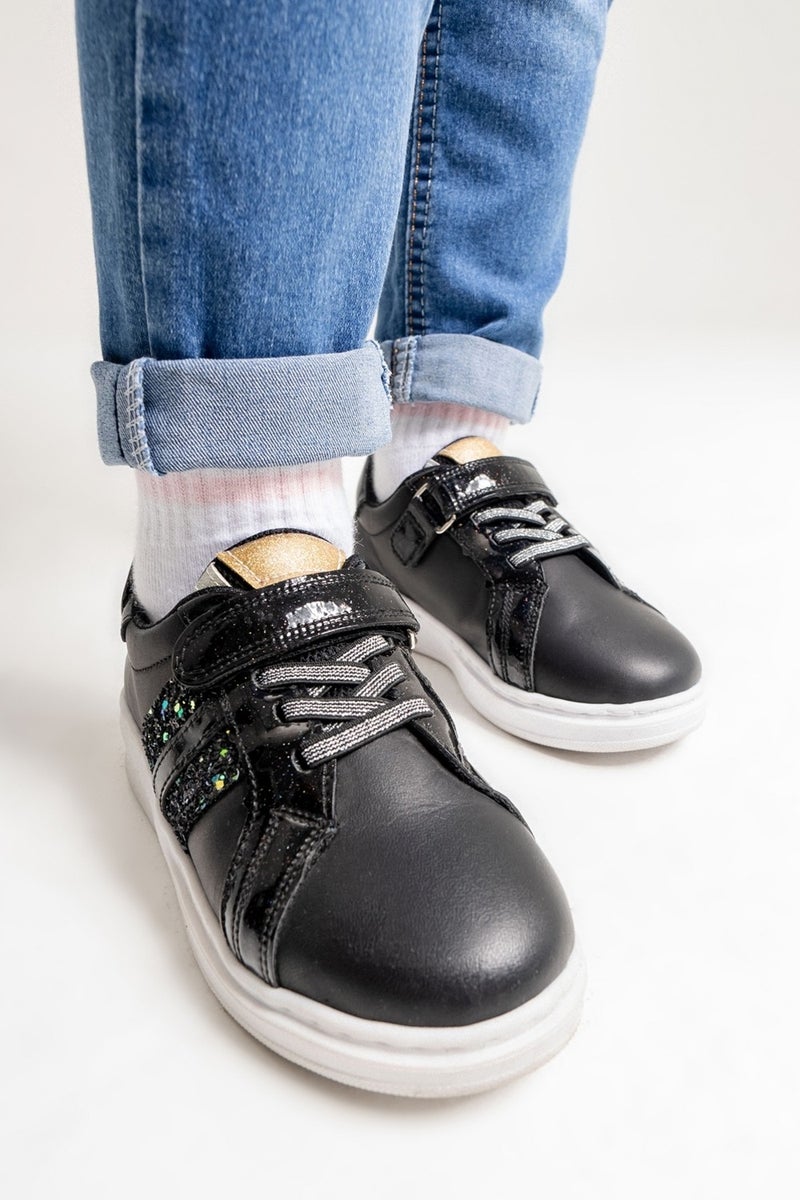 Mnpc Girl Black Genuine Leather Anatomical Casual Shoes  - Image 4