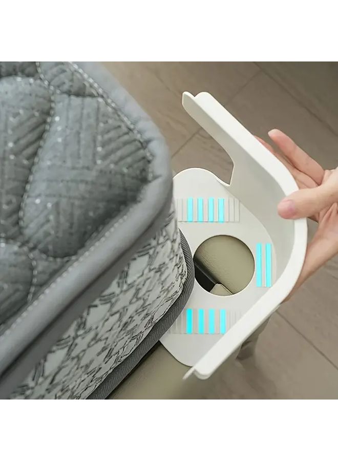 Heavy Duty Bed Sheet Holder Non Slip Secure Mattress Strap Dark Grey - Image 1
