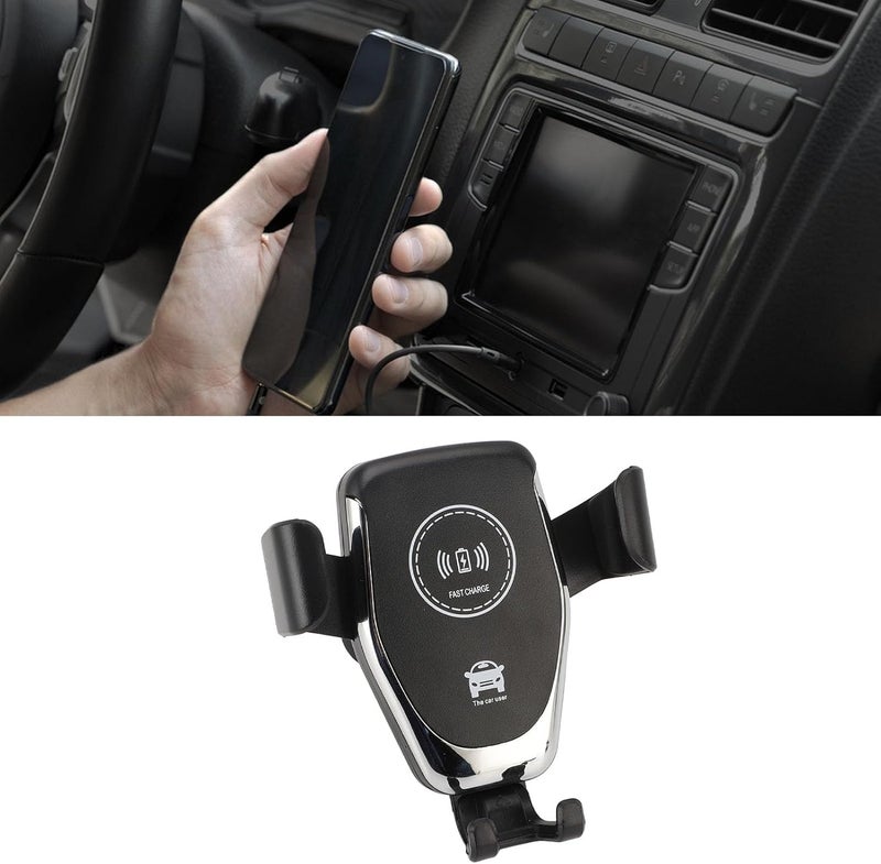 Wireless Car Charger, 15W Fast Charging Auto Clamping Car Phone Mount, 360 Degree Rotation Phone Holder Accessories with Secure Installation for Use - Image 5