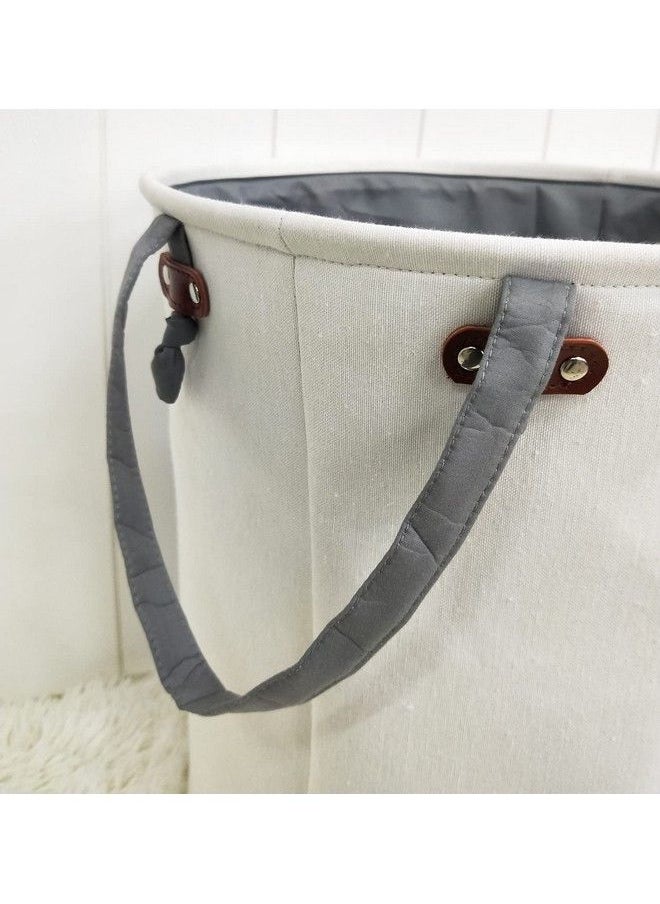HIYAGON Laundry Basketscotton Fabric Laundry Hampercollapsible Storage Baskets Home Organizer Bin For Baby Nurserytoys(Love Elephant)  - Image 4