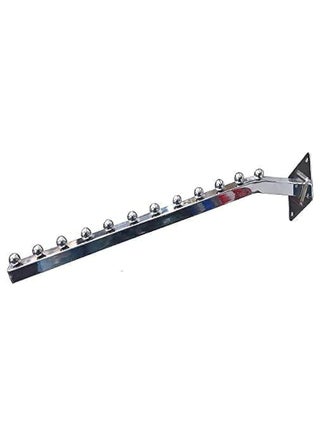 KNP Chrome Plated Wall Fixing Steel Clothes Slides Wall Hanger (10 Ball) is a durable and space-saving solution for organizing clothes efficiently. - pzsku/ZA7E11B3500651F7BC445Z/45/1741615858/80e915bc-85a9-4da4-b8df-c56139272308