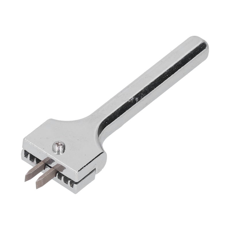 Leather Prong Punch: 1 Metal Electroplated Rust-resistant Tool - High Hardness Abrasion-resistant Glossy Comfort Grip for Leather Carving Artists, Leather Craft & Home Use - Image 2