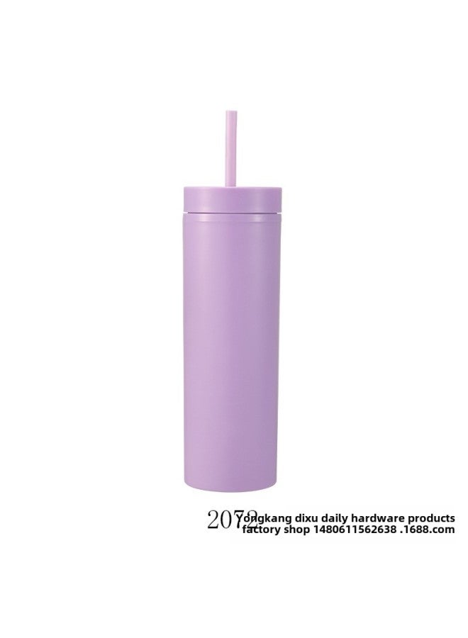 Other Cups Daily Use Kitchen Dining Utensils Tea Cups Mugs Coffee Other Drinking Vessels-Color:2072-Capacity:16oz Frosted ~ Straight Suction Cap - Image 1