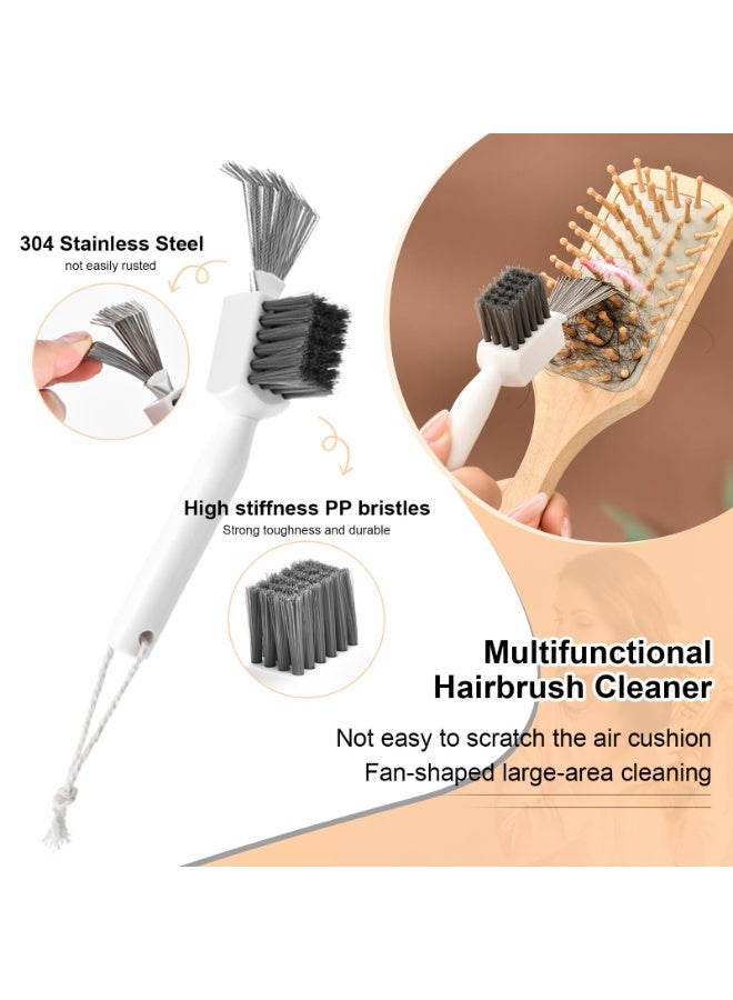 Hair Brush Cleaner Tool 2-in-1 with Reinforced Steel Claws, Hairbrush Cleaner & Ship Shape Comb and Brush Cleaner for Deep Cleaning, Pet Brushes, Keyboard, Home Salon Use - Image 2