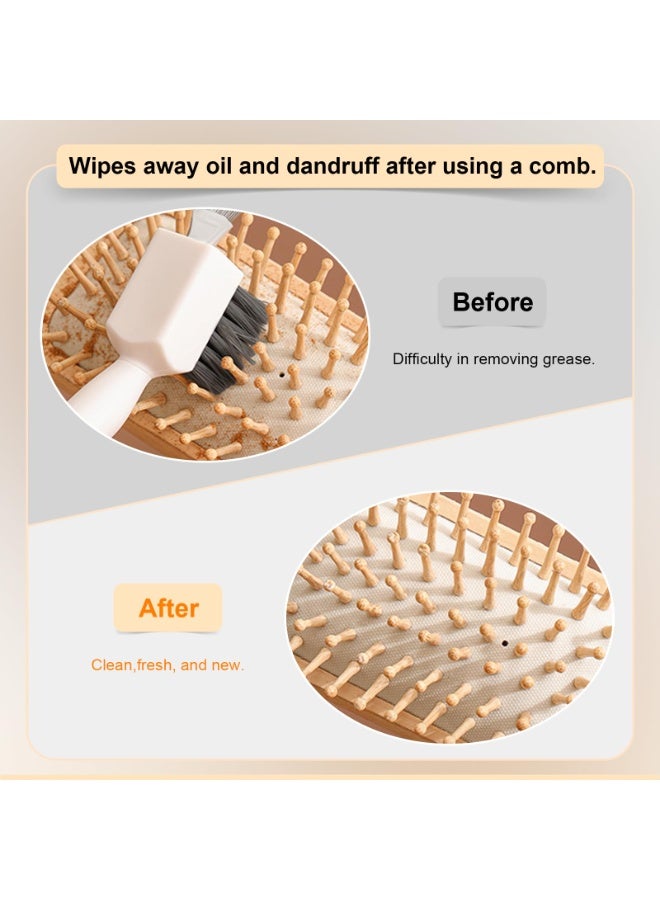 Hair Brush Cleaner Tool 2-in-1 with Reinforced Steel Claws, Hairbrush Cleaner & Ship Shape Comb and Brush Cleaner for Deep Cleaning, Pet Brushes, Keyboard, Home Salon Use - Image 5