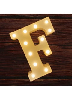 MUMUXI MUMUXI 5W LED Marquee Letter Lights Warm White F Shape 