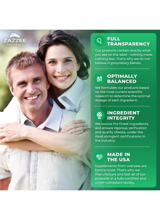 Zazzee Naturals - Zazzee Naturals 95% Polyphenols Potent 50:1 Grape Seed Extract 180 Vegan Capsules (20000mg Strength, 400mg Per Capsule) - Image 1