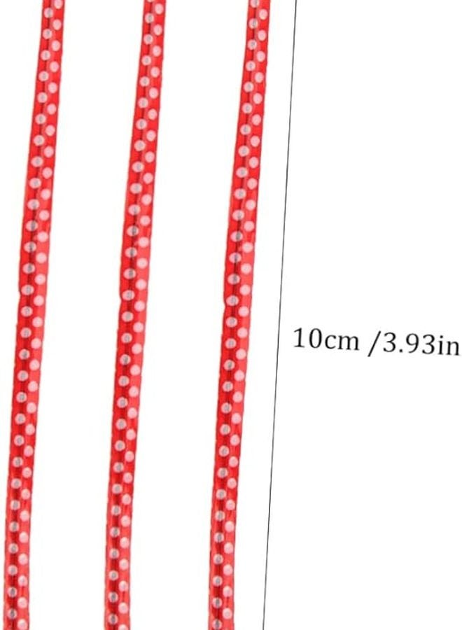 DOITOOL 300pcs Heat Seal Bags with Silk Tie Straps for Cookies Biscuits Breads Halloween Birthday Decorations - Image 3