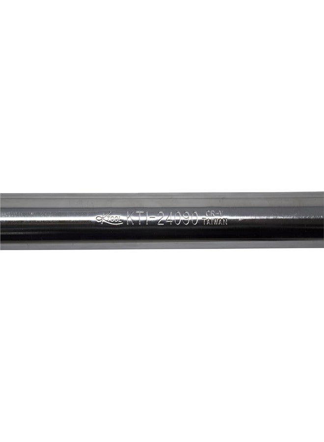 K-Tool International K Tool International 24090 3/4" Drive Ratchet Socket Wrench for Garages, Repair Shops, and DIY, Push Button Release, High Polish Chrome Finish, 19-7/8" Long, Non-slip Grip, Chrome Vanadium Steel - Image 2