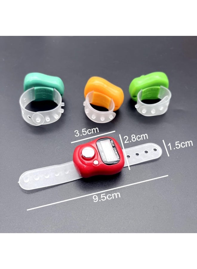 Kiboule Electronic Finger Counter 4 Packs, Resettable Hand Tally, 5 Digit Number and LCD Electronic Digital Display, Handheld Clicker Counting for Coaching, Knitting, Lap, Fishing, Golf and Row - Image 3
