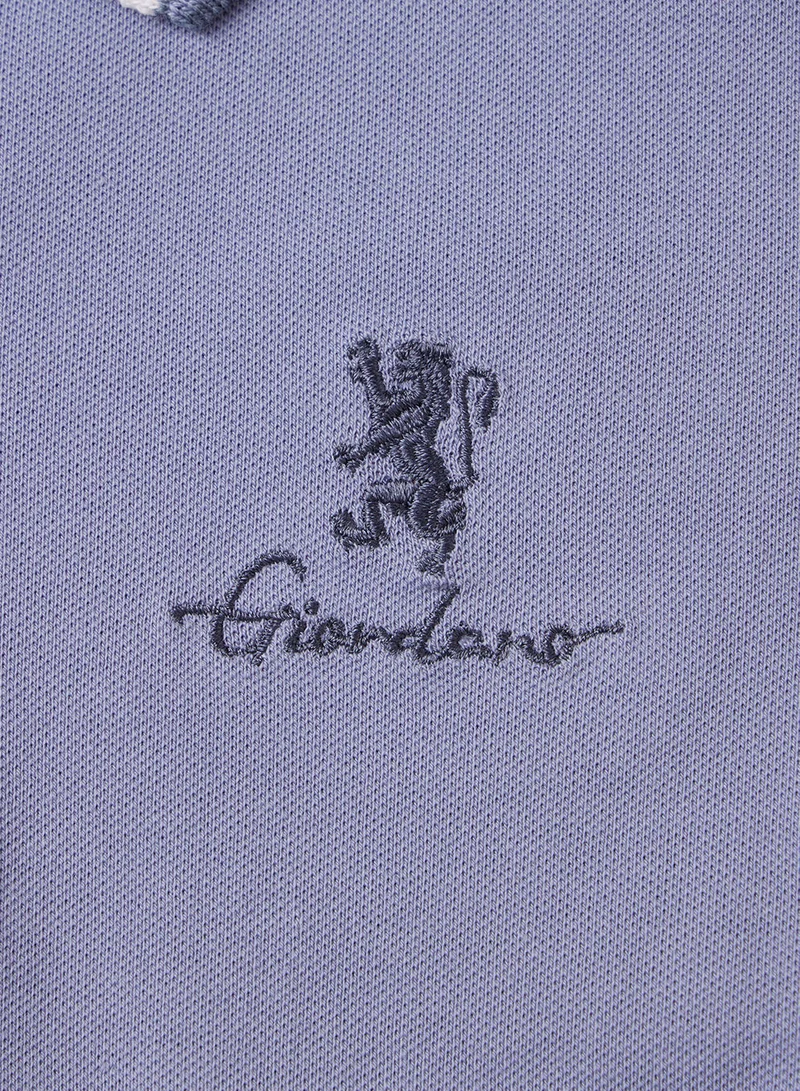GIORDANO Junior's Slim Fit Cotton Pique Signature Embroidery Polo