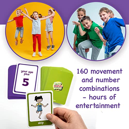 Covelico Exercise Cards for Kids - PE Equipment for Elementary School, Kids Workout Equipment Exercise Games, Classroom Exercise, PE Teacher Recess Equipment or at Home, Active Play Indoor or Outdoors - Image 5