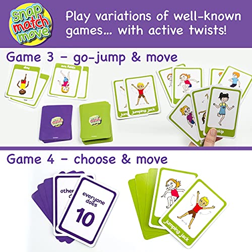 Covelico Exercise Cards for Kids - PE Equipment for Elementary School, Kids Workout Equipment Exercise Games, Classroom Exercise, PE Teacher Recess Equipment or at Home, Active Play Indoor or Outdoors - Image 4