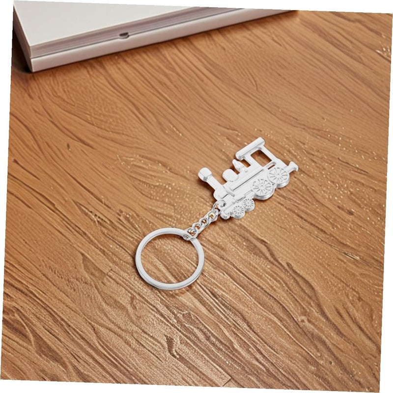 Train Car Keychain 2pcs Zinc Alloy Metal Cool Unique Key Rings for Men Women Cute Car Accessories Purse Charms for Automotive Interior Use - Image 4