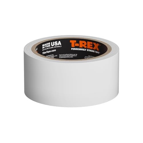 T-Rex Flexible Waterproof Tape - Heavy Duty Adhesive Waterproofing Tape for Repair, Leaks, Roof Patches - Extreme Weather & UV Resistance - White, 1.88" x 30 ft. (Pack of 1) - Image 2
