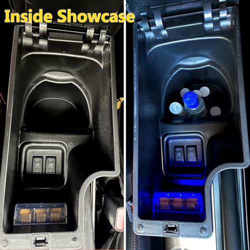 HRCHCG for Nissan Juke Consoles Armrest Box Double Layer Storage with 3 USB Port - Image 4