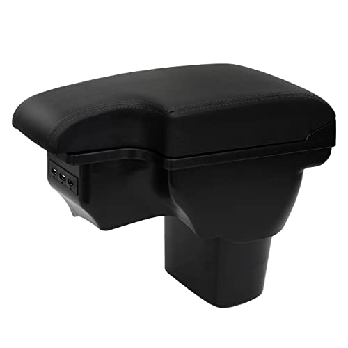 HRCHCG for Nissan Juke Consoles Armrest Box Double Layer Storage with 3 USB Port - Image 1