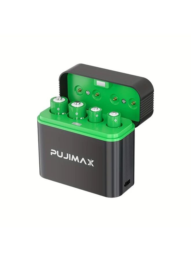 Charging Case With 4 AA AAA Rechargeable Batteries Fast Charging For Drone - Image 1