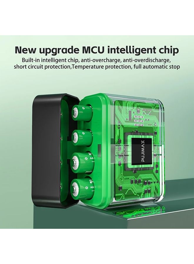 Charging Case With 4 AA AAA Rechargeable Batteries Fast Charging For Drone - Image 4