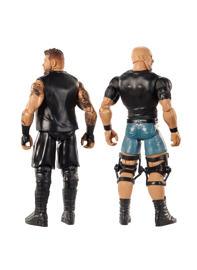 WWE - WWE Main Event Showdown - Kevin Owens vs Steve Austin Action Figures - Image 1