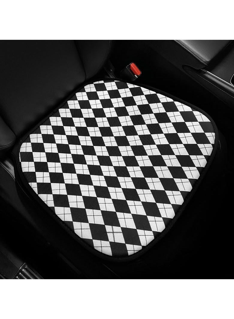 DUNISO 2 PCS Front Car Seat Covers, Automotive Interior Decoration, Universal Protectors for Front Seats Anti-Slip Cushions Wrap Fits Most of Vehicles - Image 2