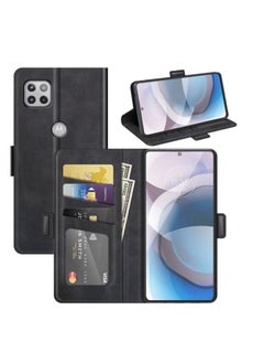 Case Cover For For Motorola Moto One 5G Ace Dual-side Magnetic Buckle Horizontal Flip Leather Case with Holder & Card Slots & Wallet(Dark Blue)