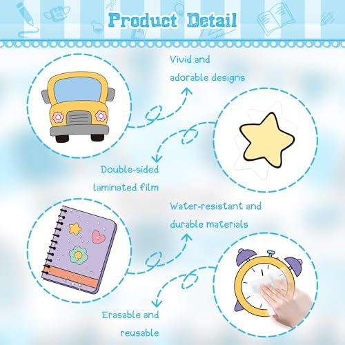 Polaxium This is Your Year Bulletin Board Set Classroom Decoration Welcome Back to School Composition Bulletin Board Inspirational Cutout for School Office Chalkboard Wall Learning Activities Decor - Image 3