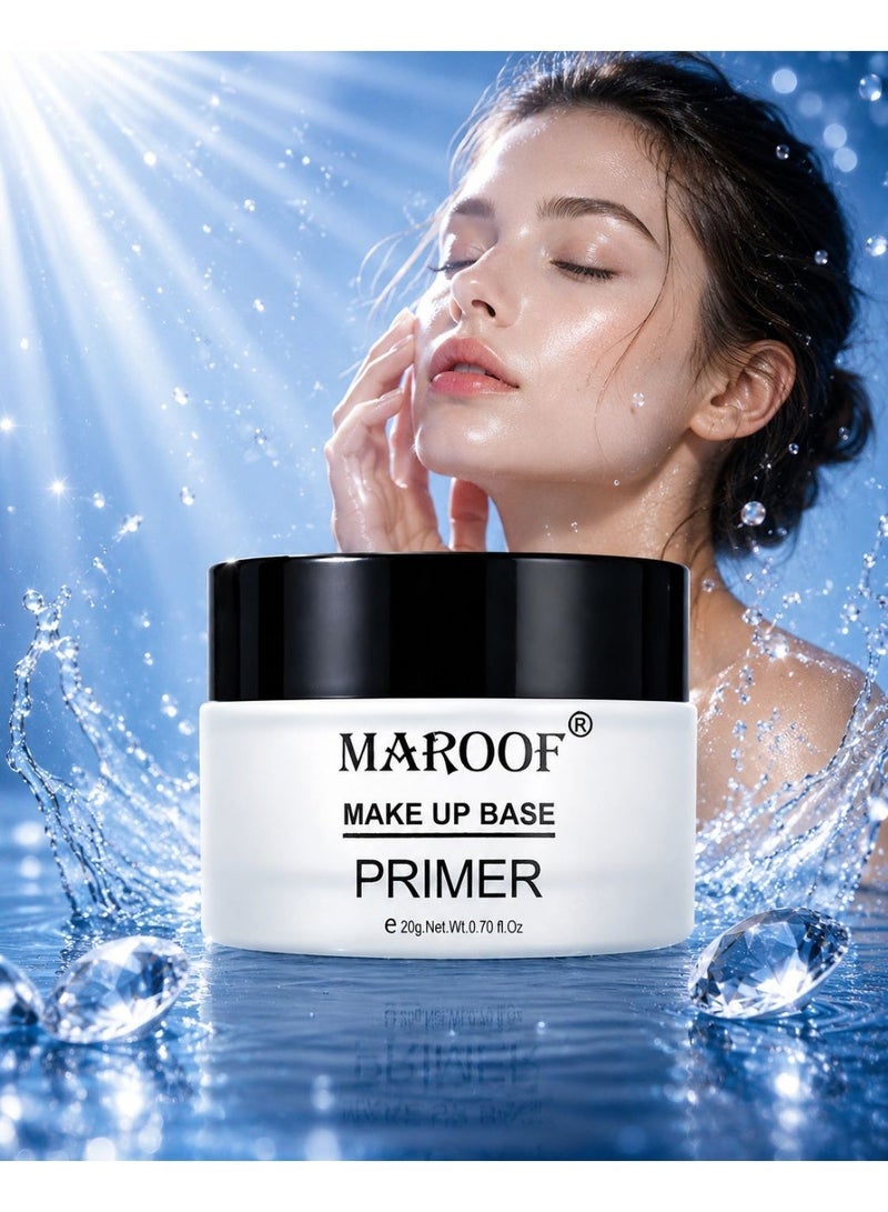 MAROOF Make Up Base Primer 20g Face Perfecting Primer, Pore Minimizing & Smooth Finish, Lightweight Pink Tone Brightening Primer, Long Lasting Makeup Base for Even Skin Tone & Flawless Foundation - Image 5