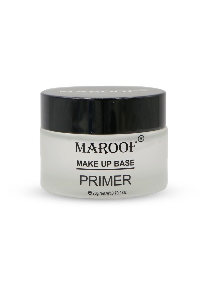 MAROOF Make Up Base Primer 20g Face Perfecting Primer, Pore Minimizing & Smooth Finish, Lightweight Pink Tone Brightening Primer, Long Lasting Makeup Base for Even Skin Tone & Flawless Foundation - Image 1
