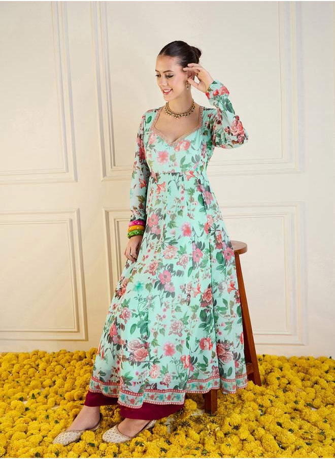 Floral Print Long Anarkali Kurta - pzsku/ZA7E2801339F035E10B9DZ/45/_/1732386730/aac08730-e440-44dc-bfce-2a48f129a5de