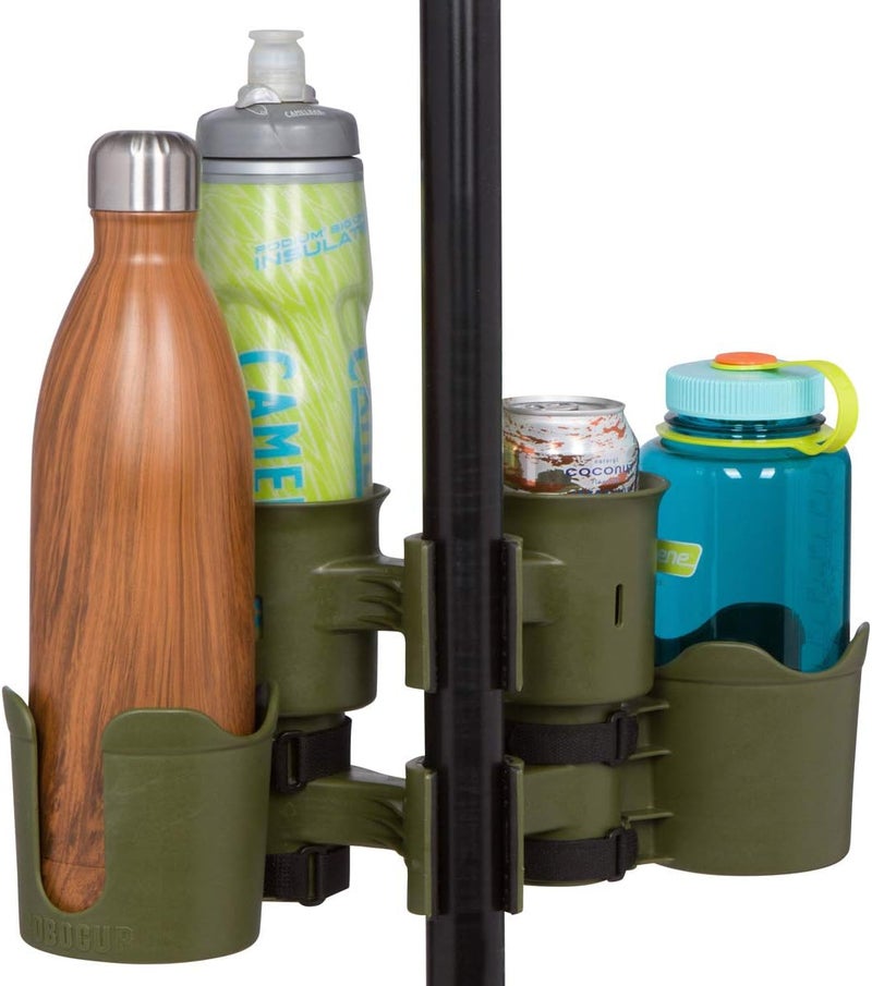 ROBOCUP Plus, (Olive), Add-On Accessory XL Extension Cup Holder, Larger Drink Capacity, Perfect for Boats, Golf Carts, Walkers, Wheelchairs and Work. Made in USA. (Includes 1) - Image 3