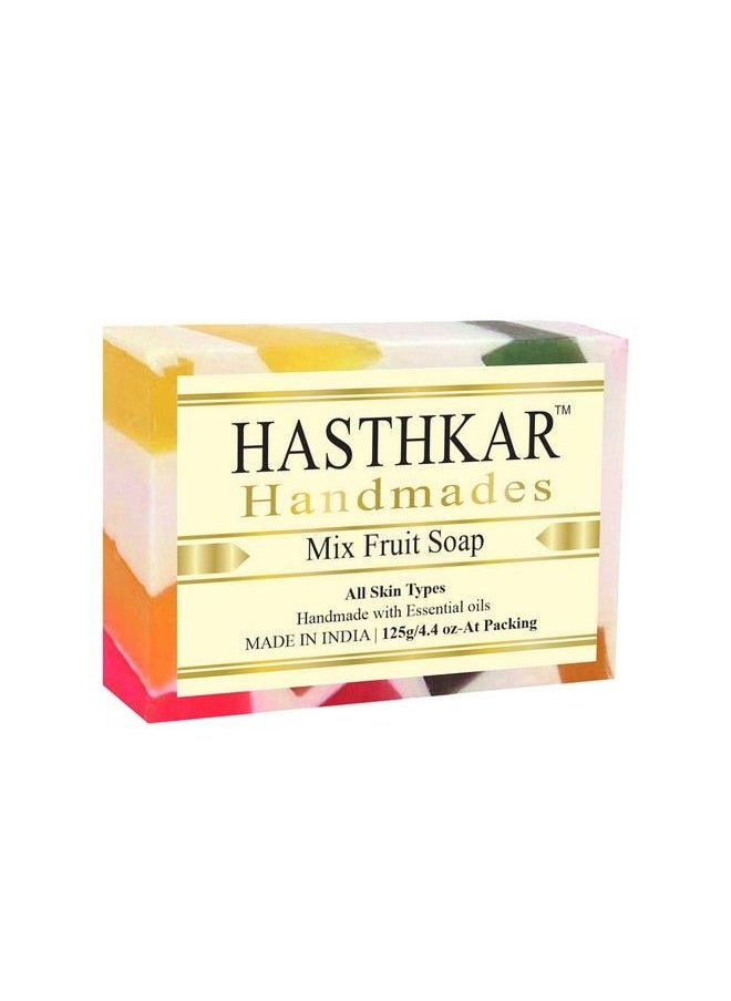 byPurenaturals Hasthkar Handmades Handmade Herbal Natural Mix Fruit Soap 125Gm  - Image 2