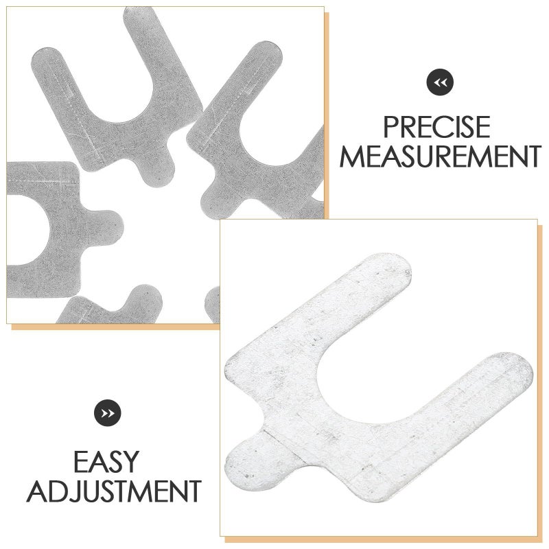 Car Alignment Shims U Shaped 0.5mm 50 Pieces Kit For Camber Adjustment Automotive Wheel Alignment Tool Set Suspension Repair Precise Auto Positioning - Image 5