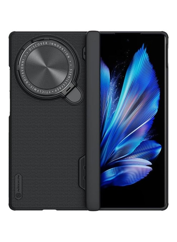 general Compatible with VIVO X Fold 3 Pro Case with Kickstand Camera Lens Protection Cover, Frosted Shield Prop Kickstand Case for Vivo X Fold3 Pro - Image 1