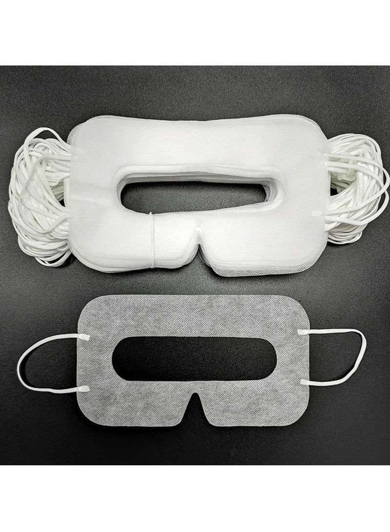Disposable VR Eye Masks for Oculus Quest 2 - Skin-Friendly, Breathable, Soft, Comfortable, and Hygienic Universal VR Masks (White, 100 Pack)  - Image 5
