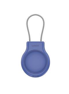 For Apple AirTag Protective Case For Apple Tracker PC Security Lock Anti-lost Hanging Buckle Tracker Protective Case-Color:Royal Blue-Applicable Models:Suitable For Airtag Locator