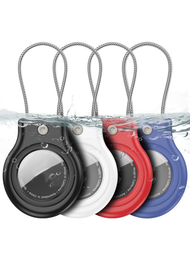 Generic - For Apple AirTag Protective Case For Apple Tracker PC Security Lock Anti-lost Hanging Buckle Tracker Protective Case-Color:Royal Blue-Applicable Models:Suitable For Airtag Locator - Image 1