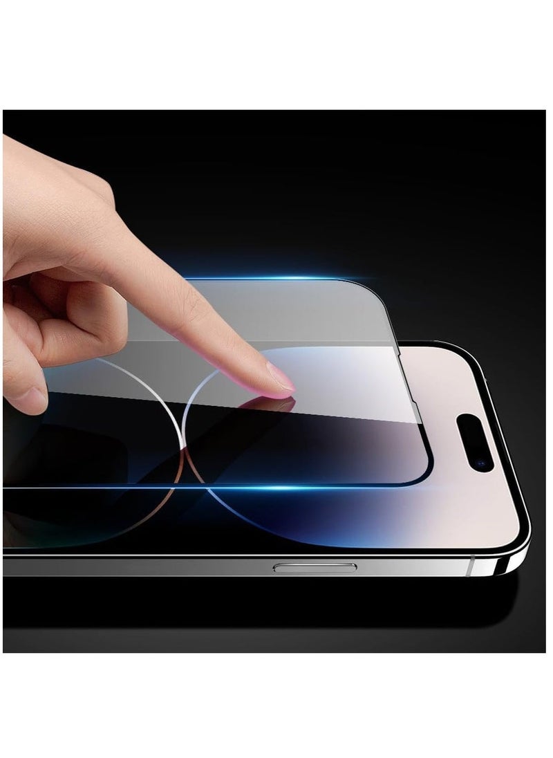 Raxoom Glass for iPhone 15 Pro Max Screen Protector Tempered Glass Full Glue Edge-to-Edge Screen Protector for iPhone 15 Pro Max (2023) - Image 3