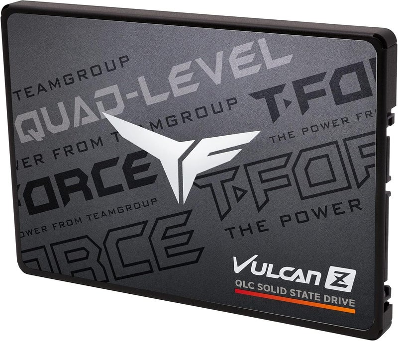 TEAMGROUP T-Force Vulcan Z 4TB مع ذاكرة تخزين مؤقت SLC و NAND ثلاثي الأبعاد QLC مقاس 2.5 بوصة واجهة SATA III محرك أقراص الحالة الصلبة الداخلي SSD (سرعة القراءة/الكتابة تصل إلى 550/510 ميجابايت/ثانية) T253TY004T0C101 - Image 4