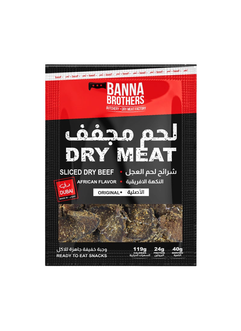 Banna Brothers African Dry Beef Sliced 40g (24g Protein) - Image 1