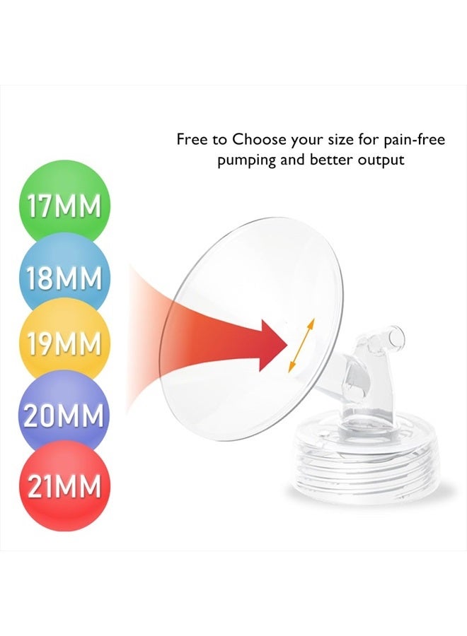 IVARONAL 20mm Flange and Duckbill Valve Compatible with Spectra S1 Spectra S2 Spectra9 Plus Synergy Gold Breast Pump, Spectra Pump Parts S2 Parts S2 Accessories Replacement - Image 3