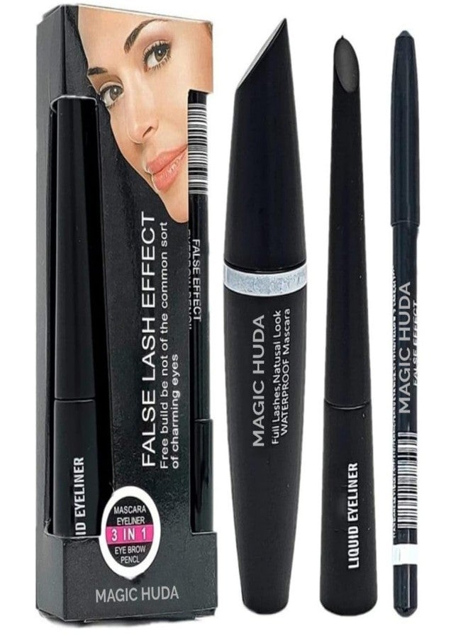 MagicHuda Magic Huda 3in1 Eyeliner, Mascara & Eyebrow Pencil & kajal. - Image 3