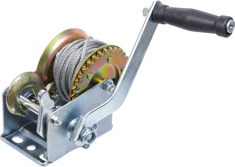 BGS 3485 | Wire Cable Winch | 270 kg | Hand Winch | Car, Boat, Trailer Winch - Image 1