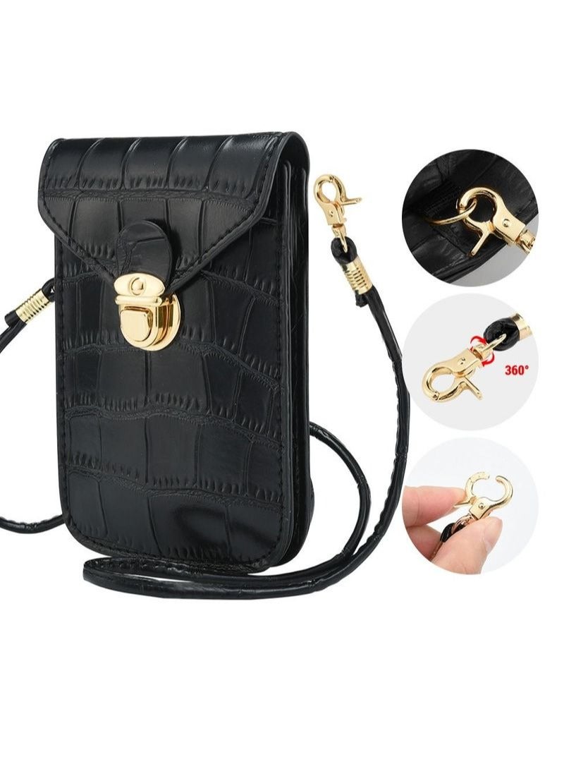Retro Diagonal Phone Bag - Image 4