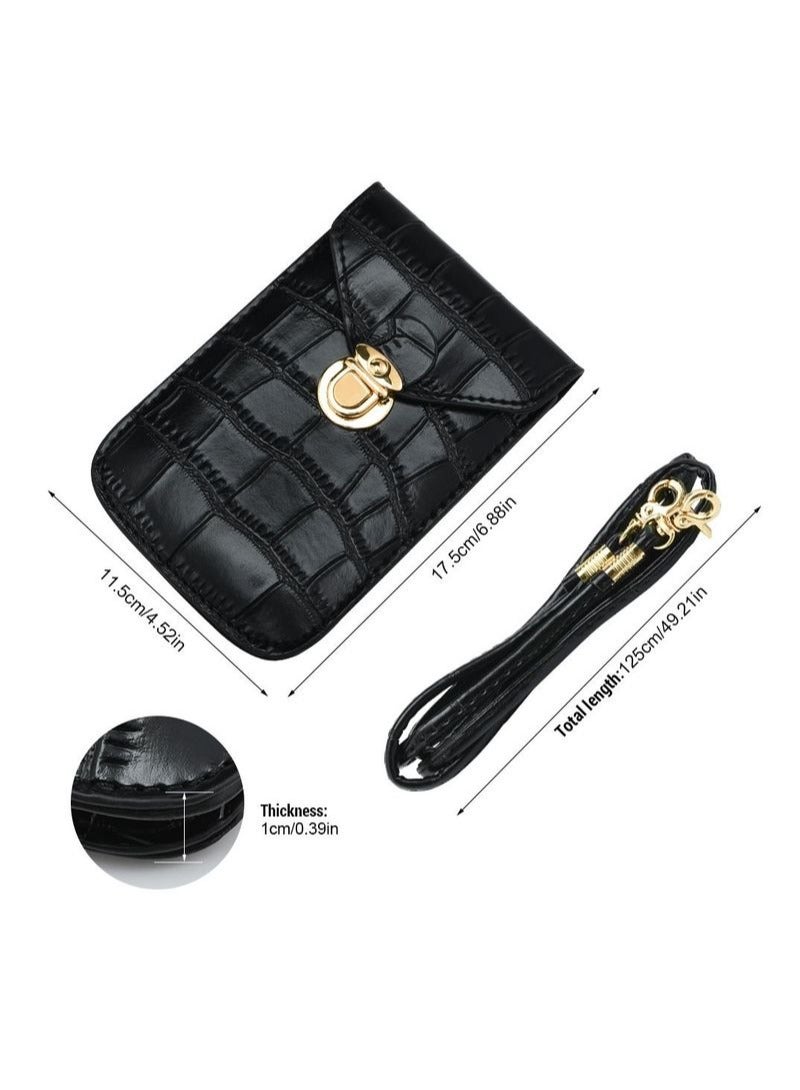 Retro Diagonal Phone Bag - Image 2